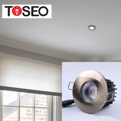 220-240v 10W mini fure rated led bathroom and shower ip65 rated lighting downlights recessed led ceiling light