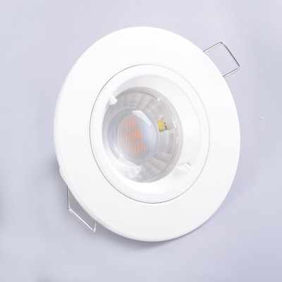 Led ceiling lights gu10 g5.3 fixed  round bathroom showers  led downlight