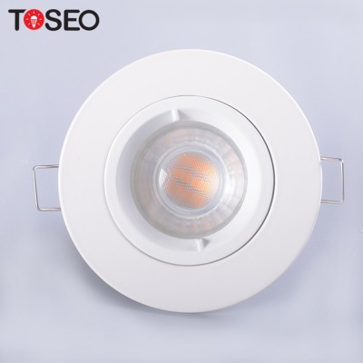 Led ceiling lights gu10 g5.3 fixed  round bathroom showers ip65 led downlight